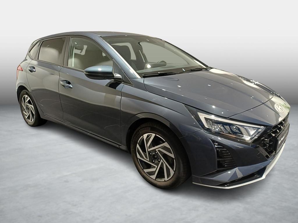 Hyundai i20 1.0 T-GDi 7-DCT 66kW Techno, Auto's, Gebruikt, Blauw, 1110 kg, 5 zetels