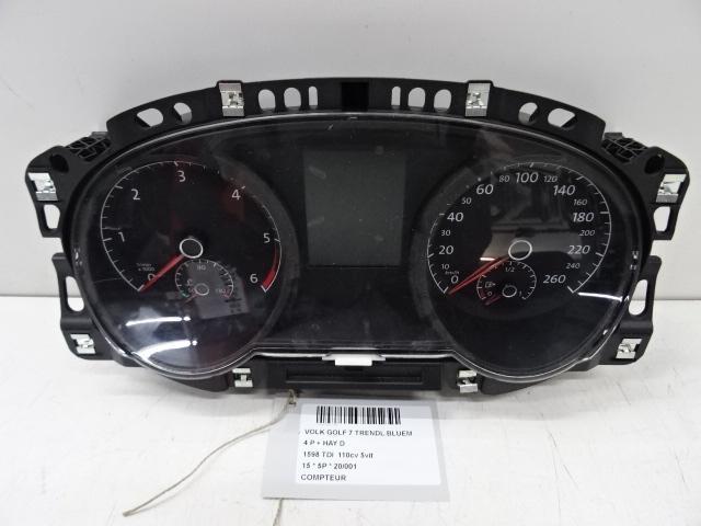 KM TELLER Volkswagen Golf VII (AUA) (5G1920741), Auto-onderdelen, Dashboard en Schakelaars, Volkswagen, Gebruikt