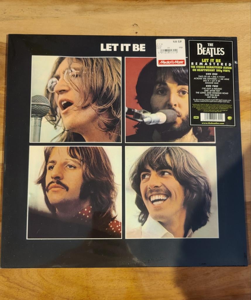 The Beatles – Let It Be vinyl 1x LP 2012 mint sealed, Cd's en Dvd's, Vinyl | Rock, Nieuw in verpakking, Rock-'n-Roll, 12 inch