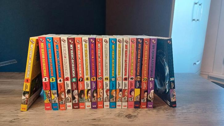 My Hero Academia Manga set, Boeken, Strips | Comics, Zo goed als nieuw, Meerdere comics, Japan (Manga), Ophalen