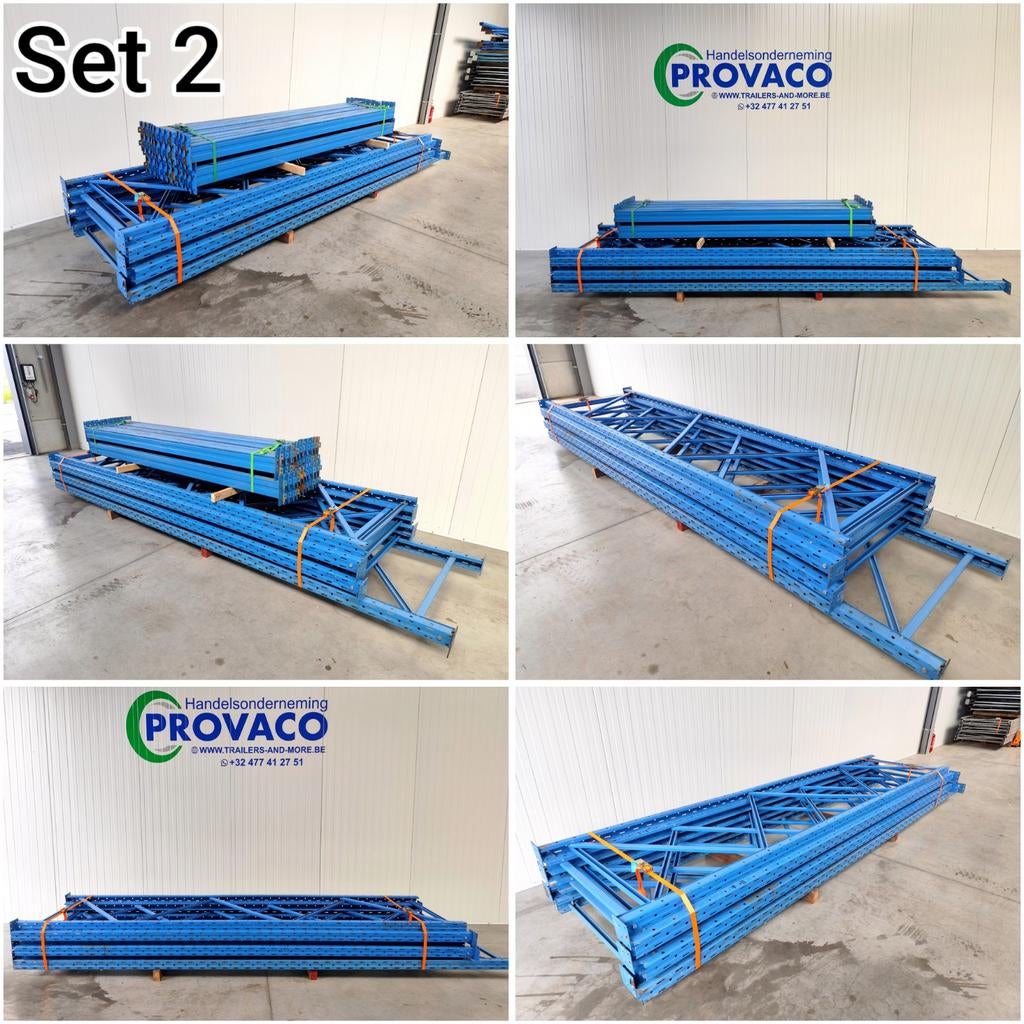 Palletstellingen stow - verschillende sets beschikbaar, Zakelijke goederen, Kantoor en Winkelinrichting | Magazijn, Stelling en Opslag
