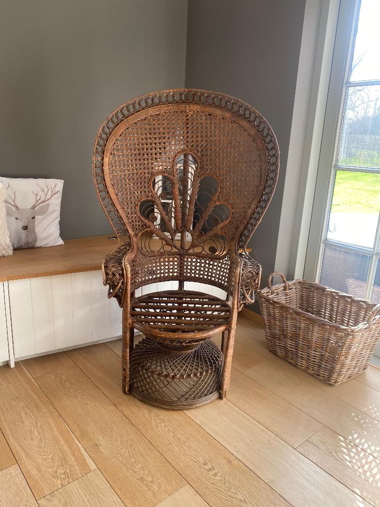 Fauteuil Emmanuelle en rotin, Antiquités & Art, Enlèvement