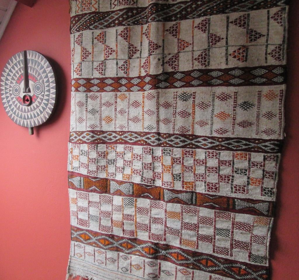 Afrikaans handgeweven wandkleed ANTIEK, Antiek en Kunst, Ophalen