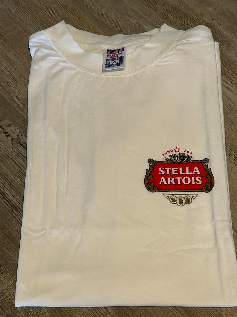 Stella Artois T-Shirt , Maat XL, Collections, Marques de bière, Enlèvement ou Envoi, Neuf, Vêtements, Stella Artois