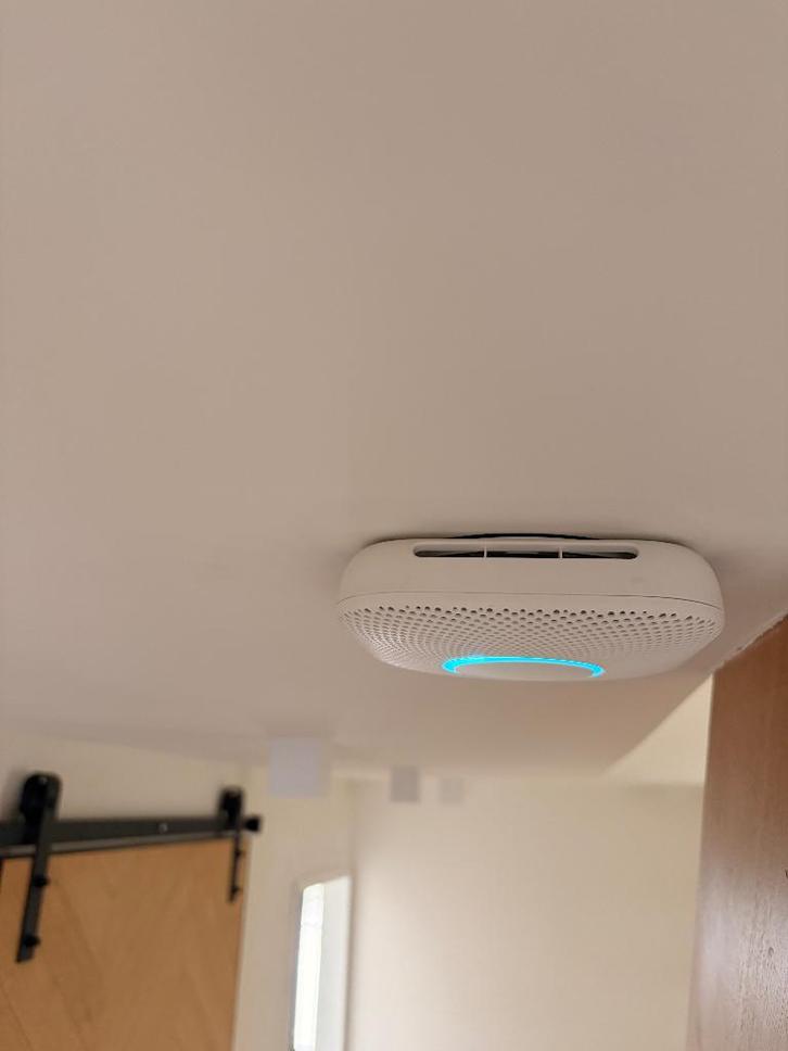 Google nest protect rookmelders 230V of batterijen, Bricolage & Construction, Systèmes d'alarme, Comme neuf, Détecteur, Capteur ou Alarme