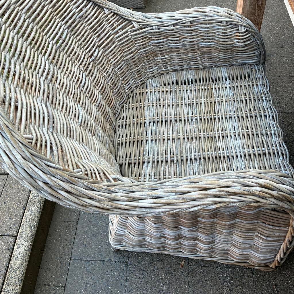 5 zeteltjes en nog 4 andere dinner stoelen kussen, Ophalen, Zo goed als nieuw, Rotan