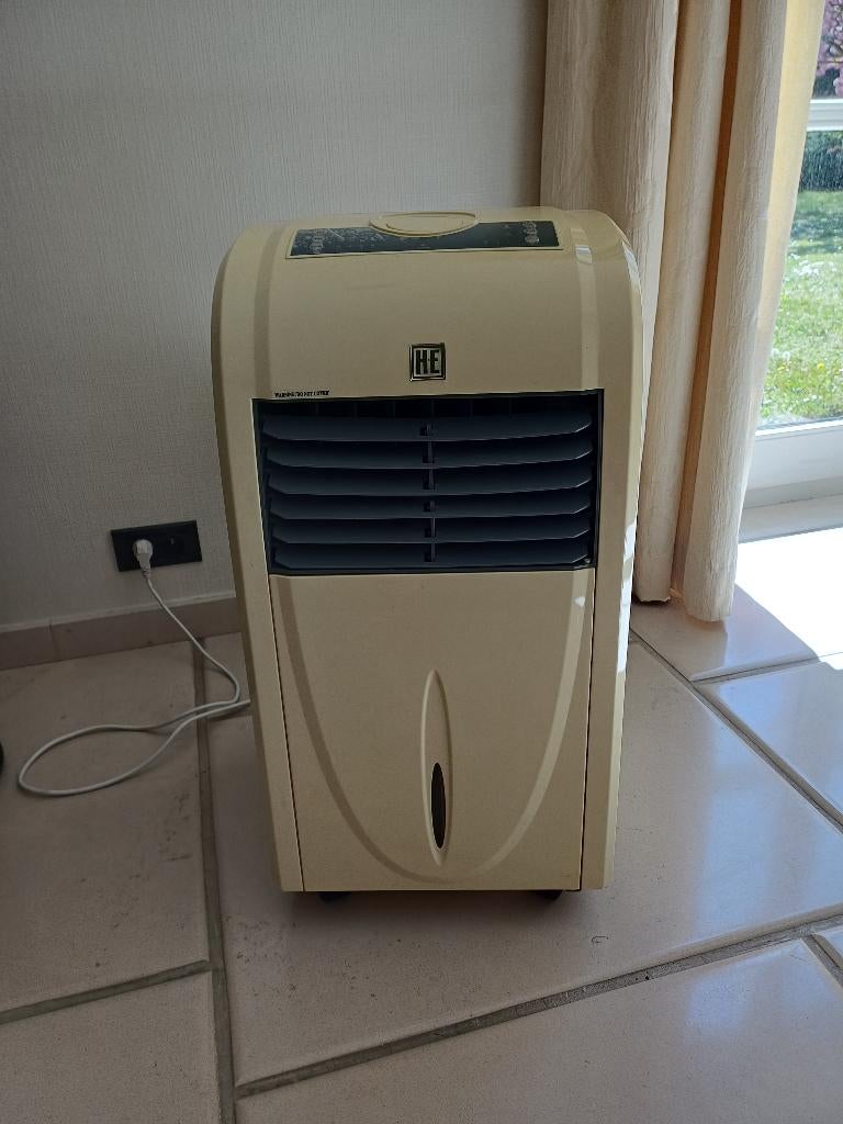 1 Mobiele airco + 1 ventilator, Ophalen, Gebruikt, Timer, Minder dan 60 m³