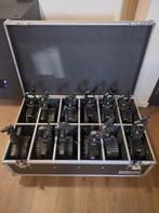 Flightcase met 12 ledparren, Musique & Instruments, Enlèvement ou Envoi, Utilisé, Lumières, Couleur