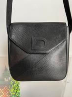 Sac à main Delvaux en cuir noir, Bijoux, Sacs & Beauté, Enlèvement ou Envoi, Utilisé, Bleu, Sac à main