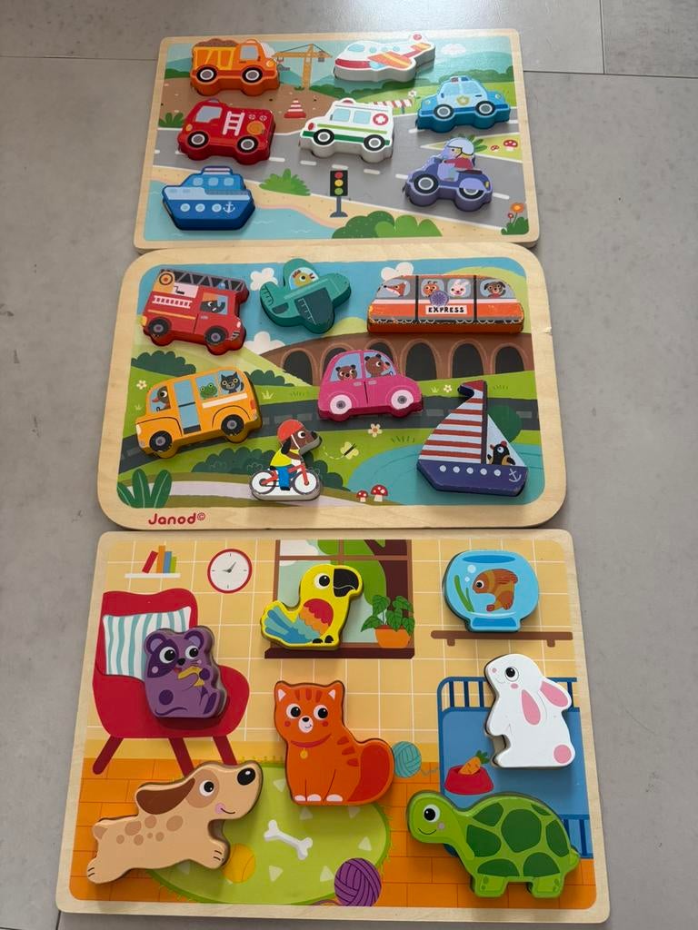 Puzzle en bois pour enfant, Enfants & Bébés, Jouets | Puzzles pour enfants, Enlèvement, Comme neuf, En bois