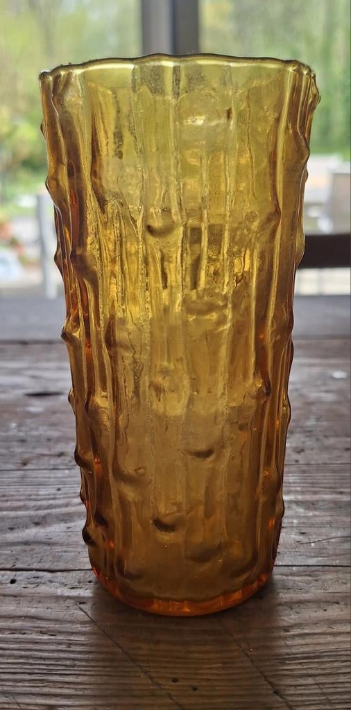 Tiki bamboo glas vaas, Ophalen of Verzenden