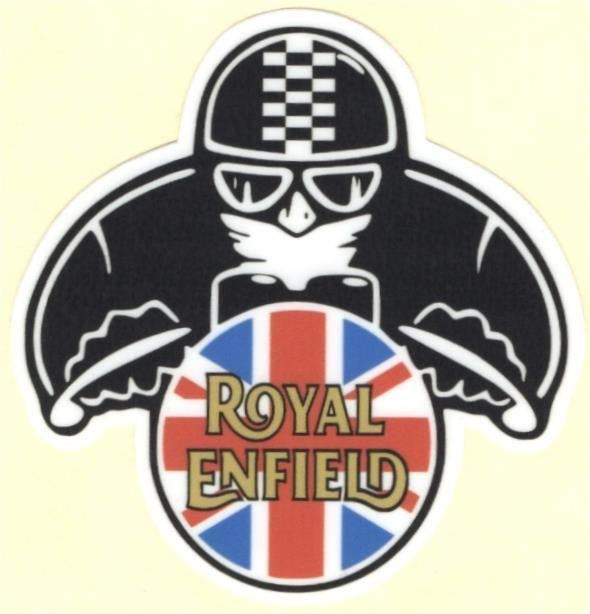 Royal Enfield Cafe Racer sticker #12, Motoren, Verzenden