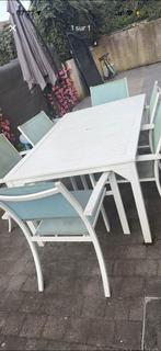 Table de jardin avec 6 chaise a nettoyer un peut abîmé, Jardin & Terrasse, Enlèvement, Comme neuf, Chaise