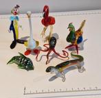 glaswerk murano style 'dieren', 7 stuks, Ophalen of Verzenden