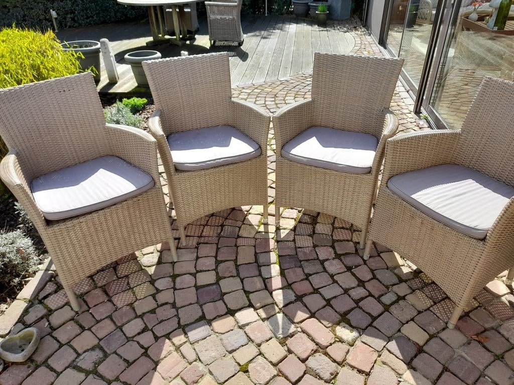 4 terraszetels, Ophalen, Kunststof