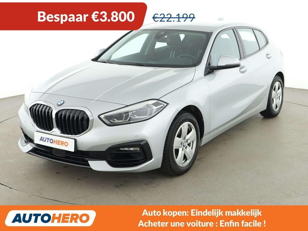 BMW 1 Serie 118 118i Sport Line (automatique), Autos, BMW, Argent ou Gris, Achat, Cruise Control, Euro 6