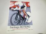 wielerkaart 2002 wk  team telekom santiago botero  signe, Comme neuf, Envoi