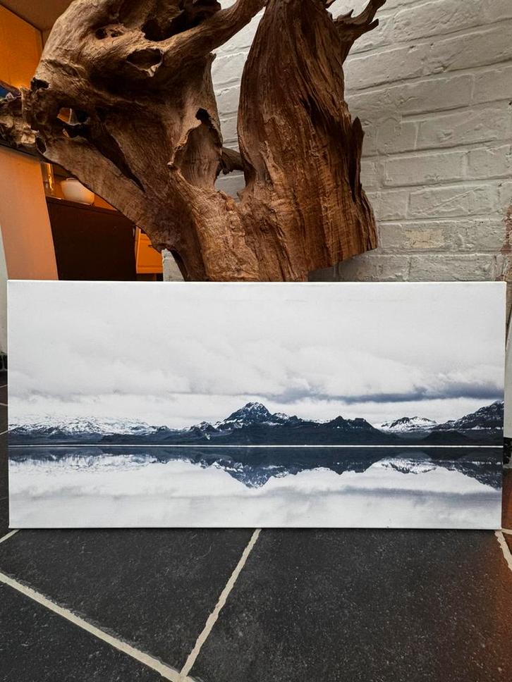 Schilderij van berglandschap — moderne deco-canvasprint, Huis en Inrichting, Woonaccessoires | Schilderijen, Tekeningen en Foto's