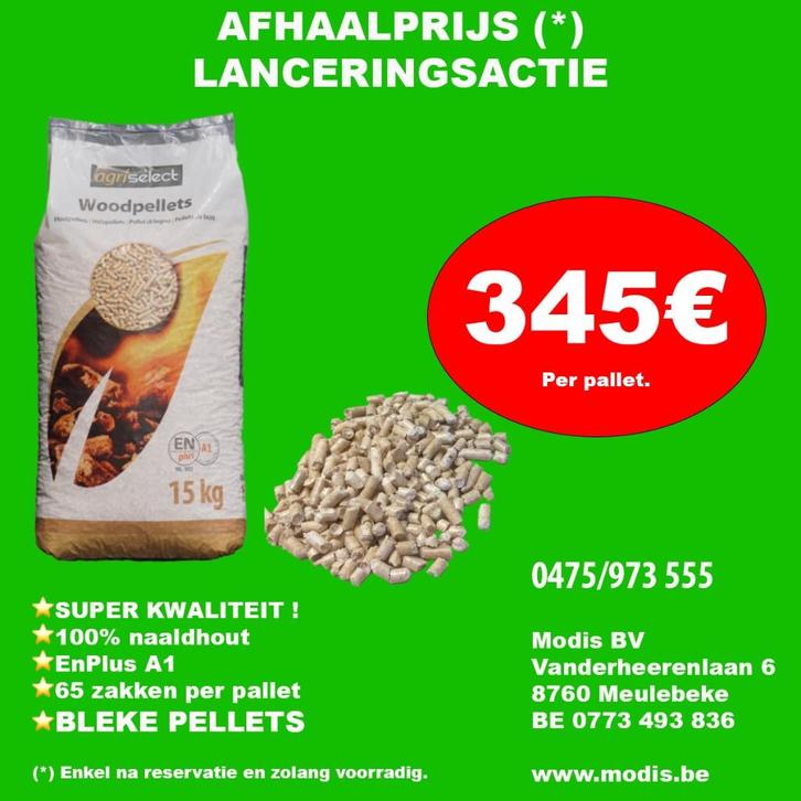 LANCERINGSACTIE HOUTPELLETS, Tuin en Terras, Brandhout, Overige houtsoorten, 6 m³ of meer, Ophalen