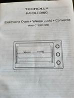 Electrische Oven +Warme Lucht+Convectie, Ophalen, Oven