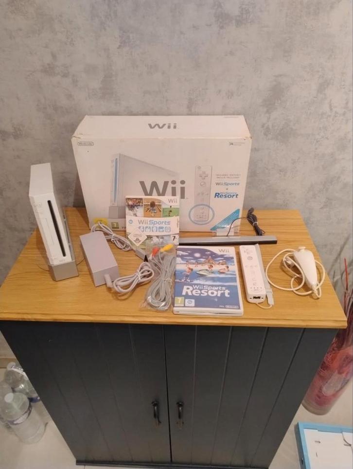 Wii compleet in nieuwstaat, Games en Spelcomputers, Spelcomputers | Nintendo Wii, Zo goed als nieuw, Ophalen of Verzenden