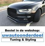 Maxton Design Spoiler Splitter Skirt Geschikt Voor Audi A4 S, Auto diversen, Tuning en Styling, Verzenden