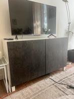 Ikea grijze besta, opberger met deuren in goede staat, Ophalen, Gebruikt, Minder dan 150 cm, Minder dan 100 cm