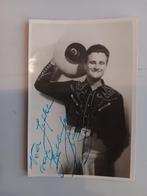 Foto Bobbejaan Schoepen met handtekening, Gebruikt, Foto, Ophalen of Verzenden, 1940 tot 1960