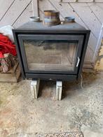 Poele a bois cassette encastrable, Ophalen, Gebruikt, Inbouwhaard, Houthaard