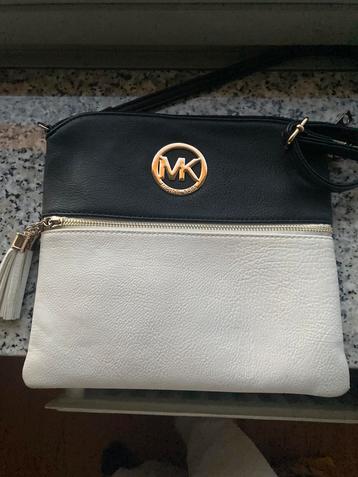 Schoudertasje Michael Kors replica, 22/24, zwart/ecru beschikbaar voor biedingen