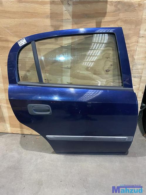 OPEL ASTRA G rechts achter RA Blauw Z282 deur portier, Auto-onderdelen, Carrosserie, Deur, Opel, Achter, Rechts, Gebruikt
