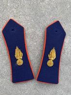 14 centimètres Paire épaulettes vareuse officier gendarmerie, Verzamelen, Ophalen of Verzenden, Rijkswacht, Embleem of Badge