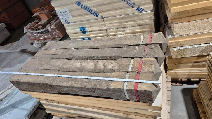 Diamantkoppaal (4st) hardhout met reflecterende bandjes, Jardin & Terrasse, Poteaux, Poutres & Planches, Comme neuf, Poteaux, Moins de 180 cm