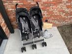 MACLAREN Twin Triumph opvouwbare buggy voor tweeling, Kinderen en Baby's, Ophalen, Gebruikt, Maclaren, Verstelbare rugleuning