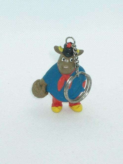 Sleutelhanger Boer Os - Flipje Tiel - 1966, Verzamelen, Sleutelhangers, Gebruikt, Knuffel of Figuurtje, Ophalen of Verzenden