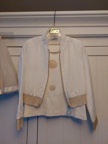Kleding communie- of lentefeest maat 128, Kinderen en Baby's, Ophalen, Meisje, Zo goed als nieuw, Setje
