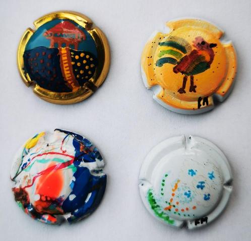 4 champagne capsules PALM, Verzamelen, Complete verzamelingen en Collecties, Ophalen of Verzenden