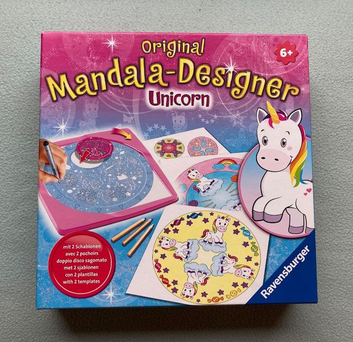 Ravensburger Mandala Designer Unicorn, Kinderen en Baby's, Speelgoed | Educatief en Creatief, Zo goed als nieuw, Ophalen