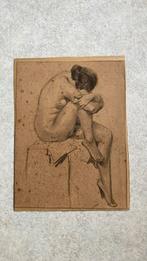 Modeltekening (naakt), Antiek en Kunst, Ophalen of Verzenden