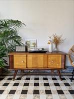 Vintage sixties dressoir | platenspeler meubel | kast retro, Ophalen, 100 tot 150 cm, Zo goed als nieuw, Vintage sixties