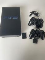 PS2 + 16 games + 2 controllers, Games en Spelcomputers, Spelcomputers | Sony PlayStation 2, Gebruikt, Met games, Met 2 controllers