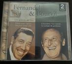 2cds - Fernandel & bourvil - les grands du rire, Cd's en Dvd's, Cd's | Humor en Cabaret, Gebruikt, Ophalen of Verzenden