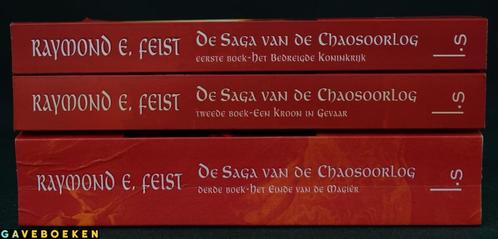 Chaosoorlog - Raymond E Feist - Luitingh Sijthoff  - 3x -, Boeken, Fantasy, Gelezen, Ophalen of Verzenden
