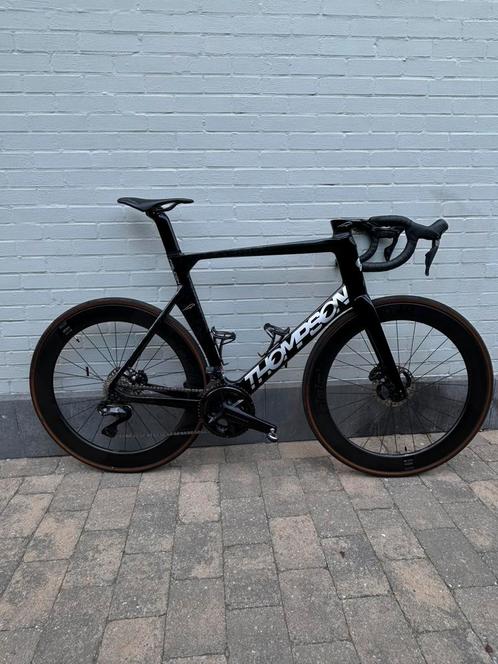Thompson Falcon, Fietsen en Brommers, Fietsen | Racefietsen, Zo goed als nieuw, Heren, Meer dan 20 versnellingen, Carbon, 57 tot 61 cm