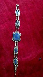 Beau  bracelet ethnique Lapis lazuli argent ancien oriental, Argent, Enlèvement ou Envoi, Argent