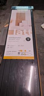 1 pak wandpanelen zwart en montagelijm, Doe-het-zelf en Bouw, Platen en Panelen, Ophalen, Nieuw, Hout