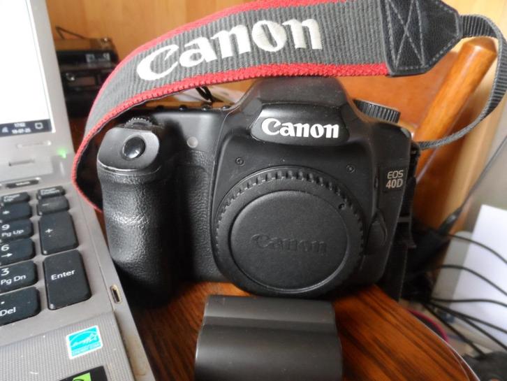 CANON EOS 40 D - Appareil digital + batterie + dragonne....., Audio, Tv en Foto, Fotocamera's Digitaal, Gebruikt, Spiegelreflex