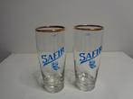 2 bierglazen Safir, Verzamelen, Biermerken, Ophalen of Verzenden, Zo goed als nieuw, Glas of Glazen, Overige merken