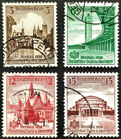 Dt.Reich: Deutsches Turn- und Sportfest in Breslau 1938, Timbres & Monnaies, Timbres | Europe | Allemagne, Affranchi, Autres périodes