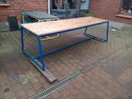 handgesmede tafel.280cm, Huis en Inrichting, Tafels | Eettafels, Metaal, 200 cm of meer, Zo goed als nieuw, Vijf personen of meer